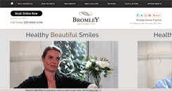 Desktop Screenshot of bromleydentalpractice.co.uk